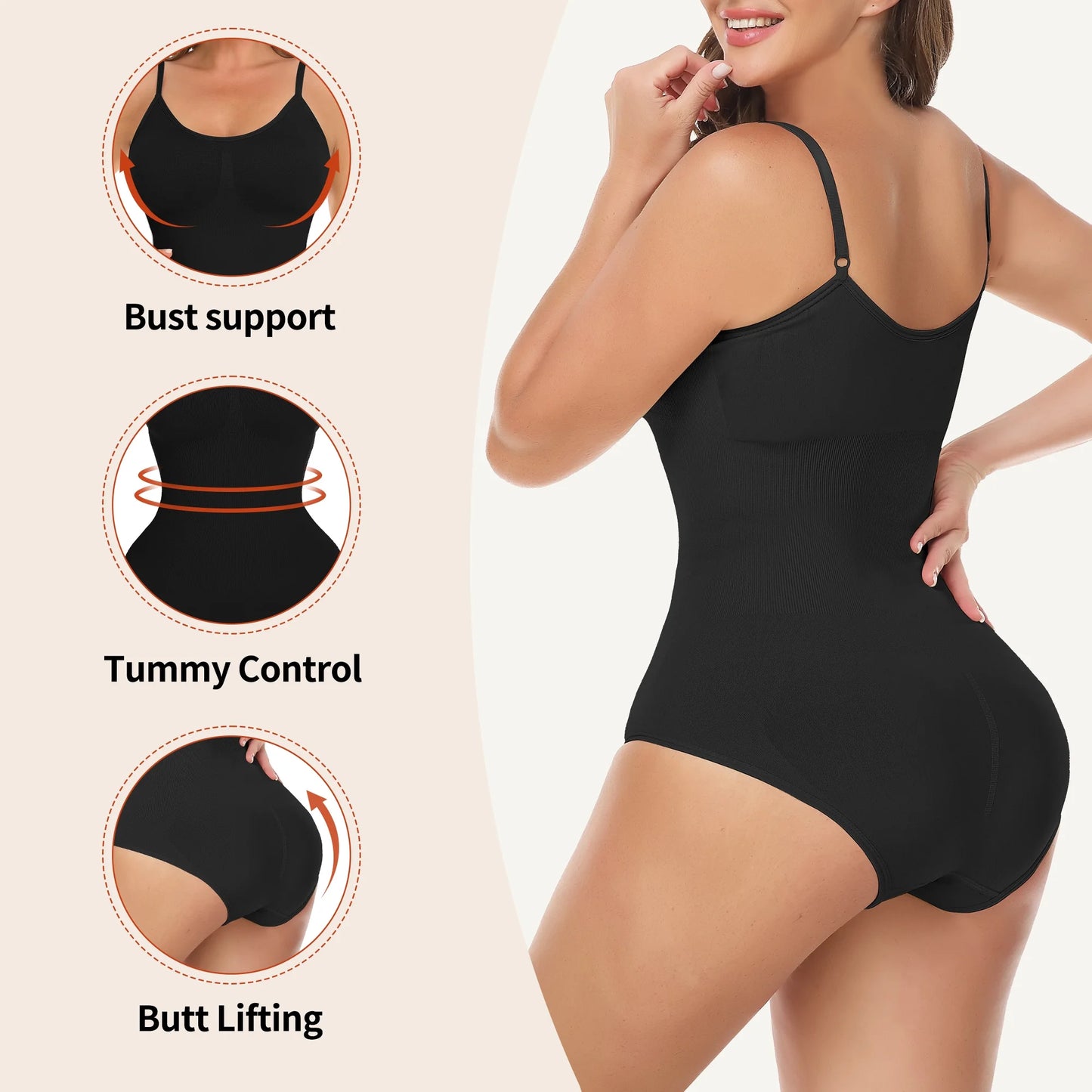 Seamless Sculpting Bodysuit – Tummy Control