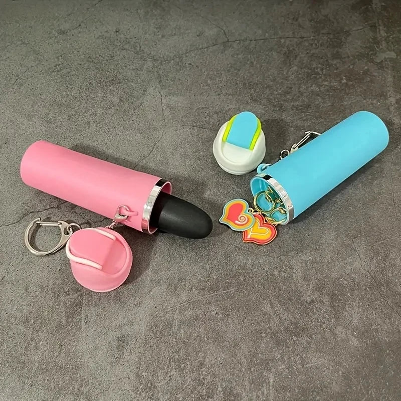 Mini Fruit Cup Keychain – Cute Holder for Lip Balm & Everyday Essentials