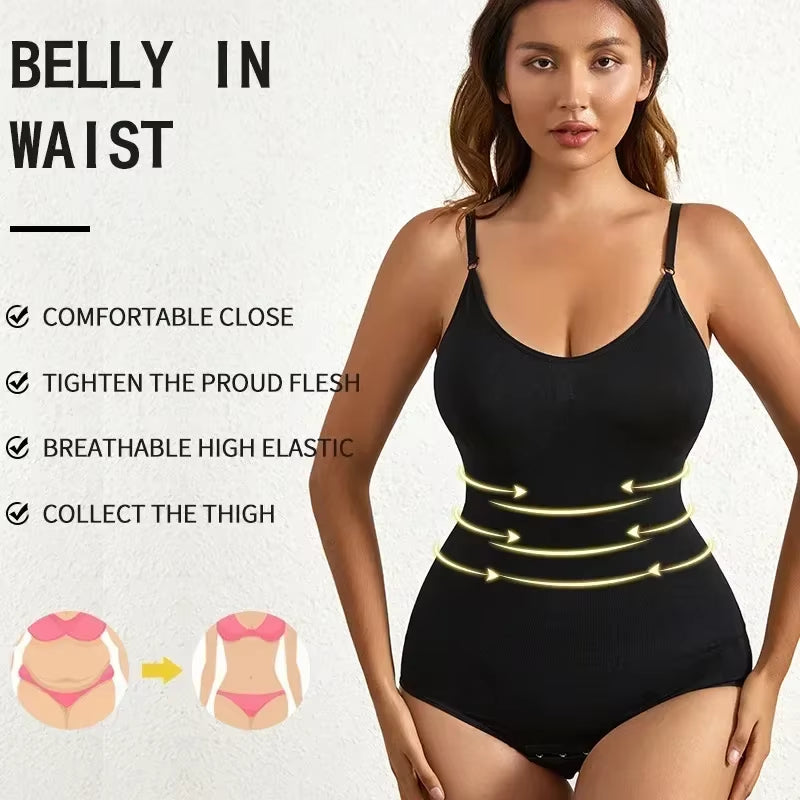 Women's Sculpting Bodysuit – Seamless Compression & Booty Lift