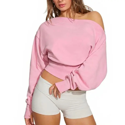 Essential Off-Shoulder Sweatshirt