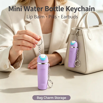 Mini Fruit Cup Keychain – Cute Holder for Lip Balm & Everyday Essentials