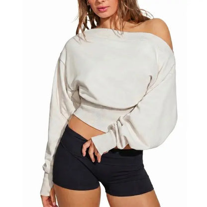 Essential Off-Shoulder Sweatshirt