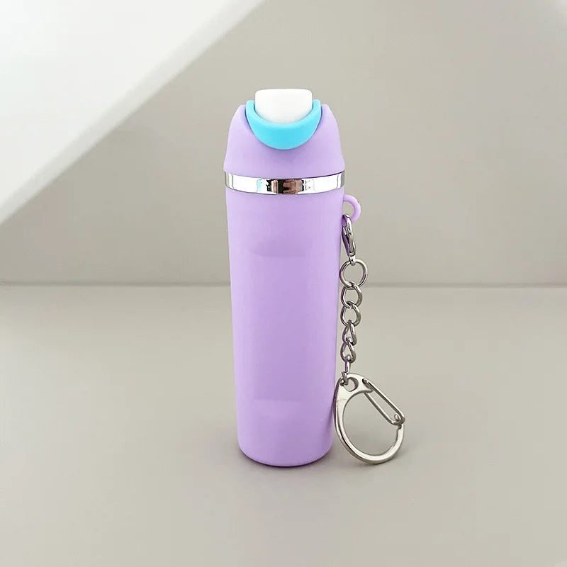 Mini Fruit Cup Keychain – Cute Holder for Lip Balm & Everyday Essentials