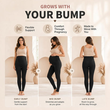 Move Comfortably Through Every Trimester – Buttery Soft Maternity Leggings