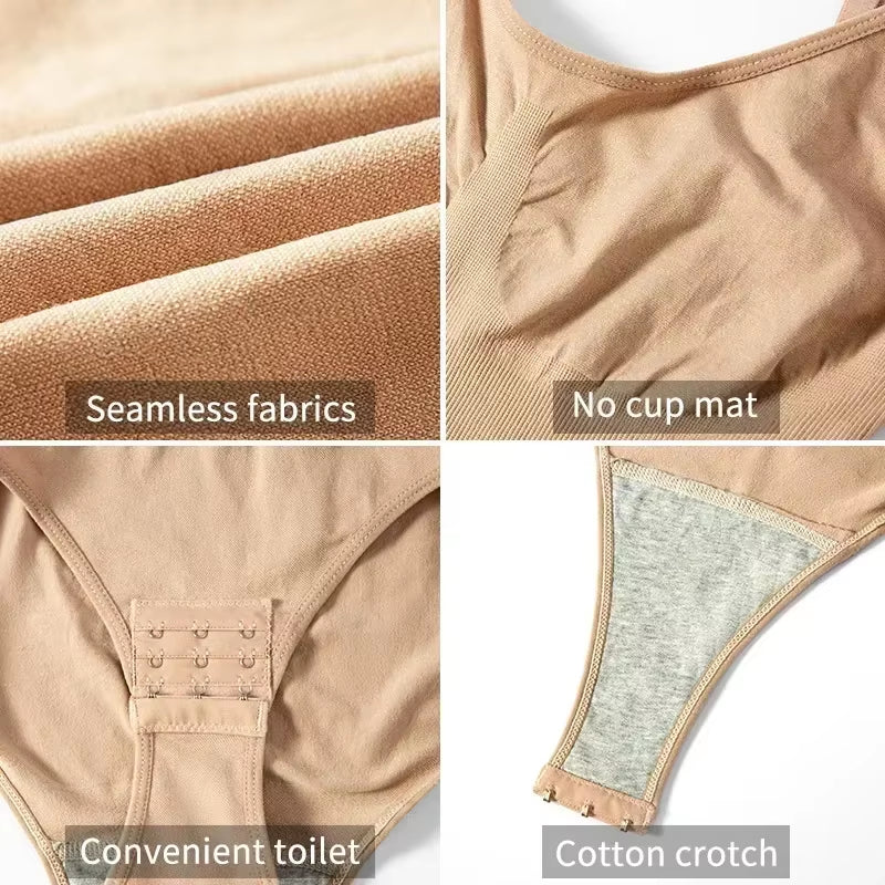 Women's Sculpting Bodysuit – Seamless Compression & Booty Lift