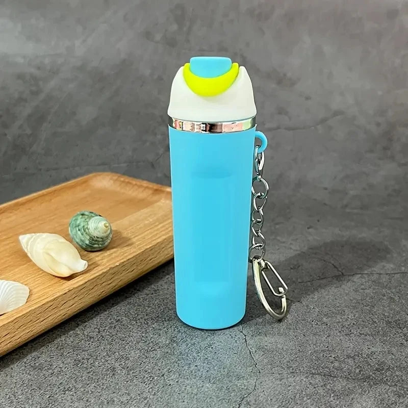 Mini Fruit Cup Keychain – Cute Holder for Lip Balm & Everyday Essentials