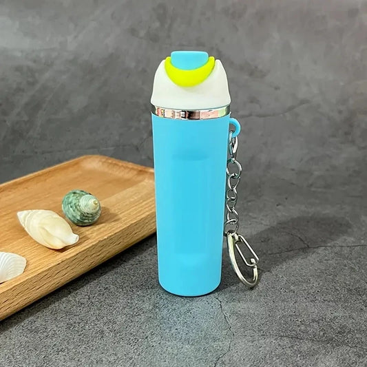Mini Fruit Cup Keychain – Cute Holder for Lip Balm & Everyday Essentials