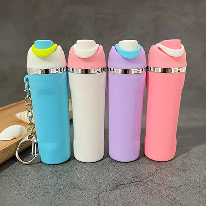 Mini Fruit Cup Keychain – Cute Holder for Lip Balm & Everyday Essentials