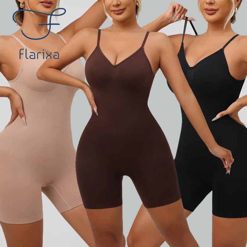 Women's Sculpting Bodysuit – Seamless Compression, Tummy Control & Booty Lift