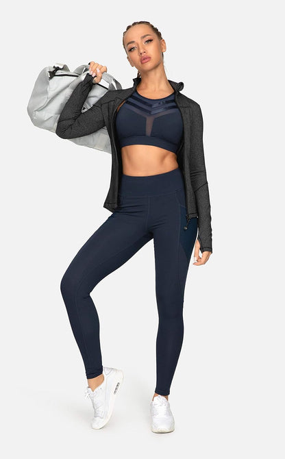  Womens Running Jackets Athletic Workout Scrub Jacket Track Full Zip up Gym for Women Yoga Top