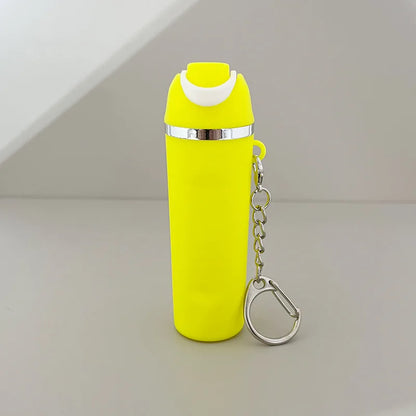 Mini Fruit Cup Keychain – Cute Holder for Lip Balm & Everyday Essentials