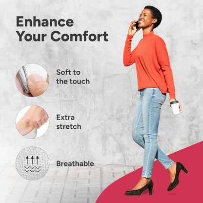 Invisible No-Show Socks – Soft, Non-Slip & Breathable (5-Pack)