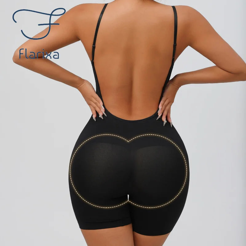 Women's Sculpting Bodysuit – Seamless Compression, Tummy Control & Booty Lift